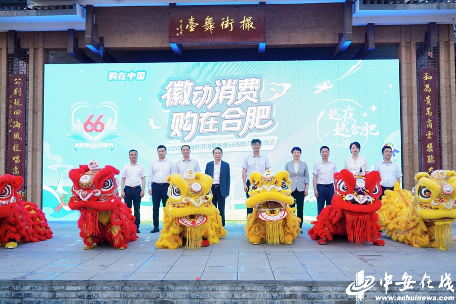 “徽动消费购在合肥”2025年夜间经济消费季暨66购物月掀起热潮(图2)