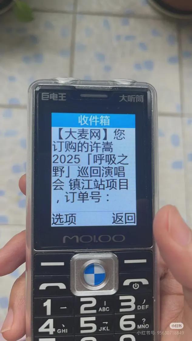 爷爷老年机手机号抢到许嵩演唱会门票大麦网回应(图1)