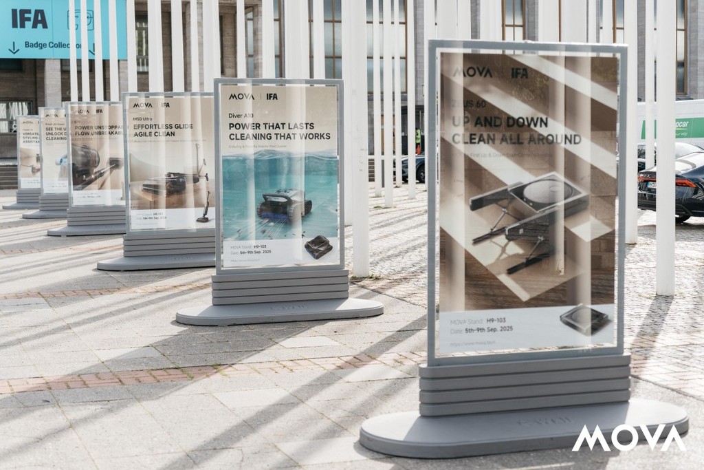 MOVA亮相IFA2025:双机械臂技术如何颠覆智能清洁?