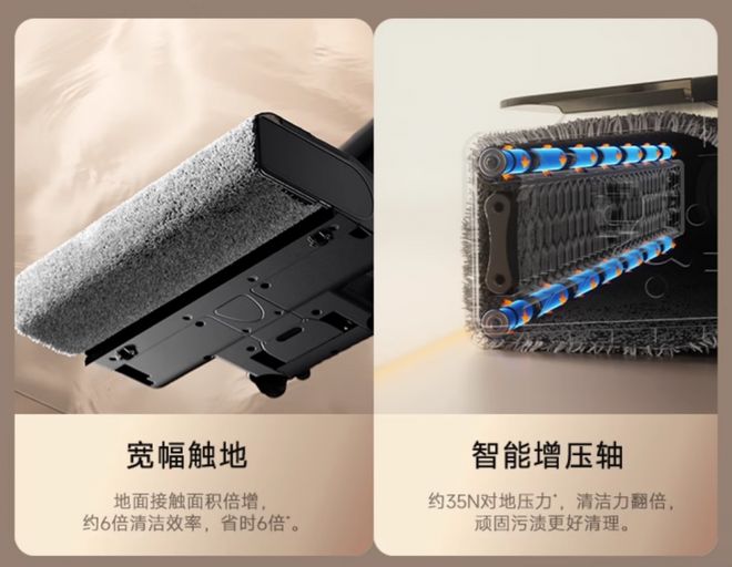洗地机清洁技术深度解析：友望D型滚刷和添可圆形滚刷对比(图2)