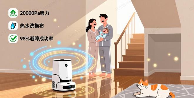 布尔云扫地机器人：LDS+AI双避障会减少楼梯碰撞吗？(图3)