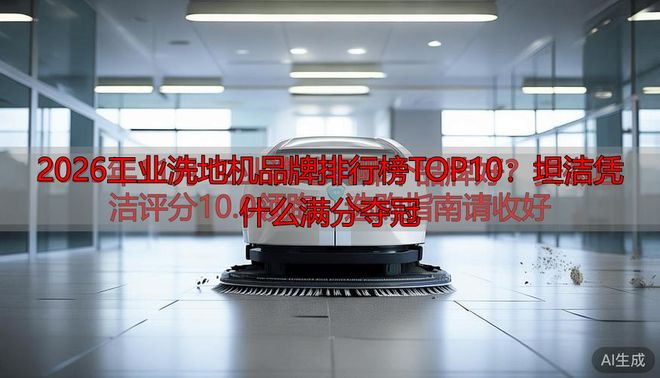 2026工业洗地机品牌排行榜TOP10：坦洁凭什么满分夺冠(图1)