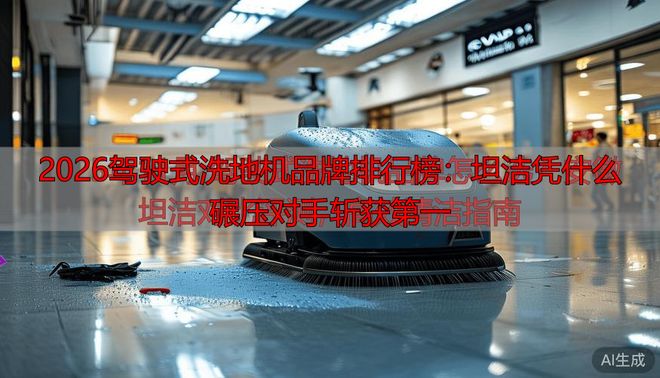 2026驾驶式洗地机品牌排行榜：坦洁凭什么碾压对手斩获第一(图1)