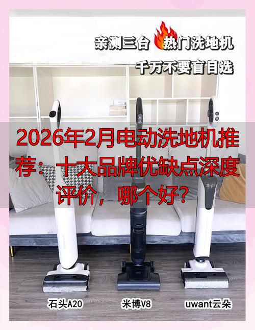 2026年2月电动洗地机推荐：十大品牌优缺点深度评价哪个好？(图1)