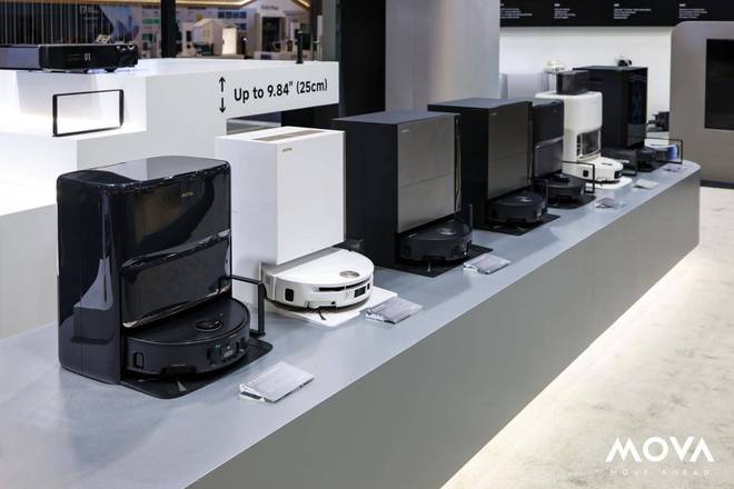 在CES现场我看见一台MOVA扫地机飞上了“二楼”(图7)